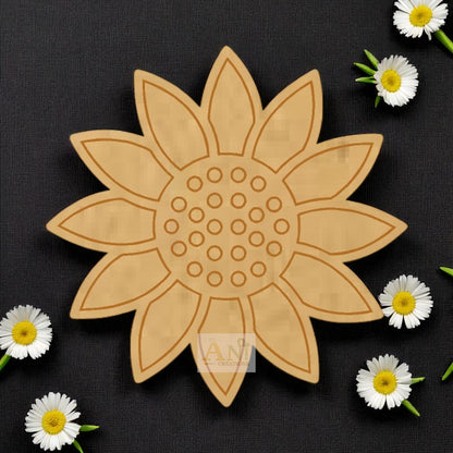 Sunflower MDF Cutout