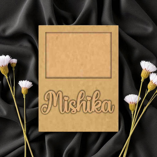 Kids name Photo Frame 1  MDF Cutout