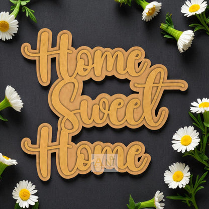 Home Sweet Home MDF Cutout