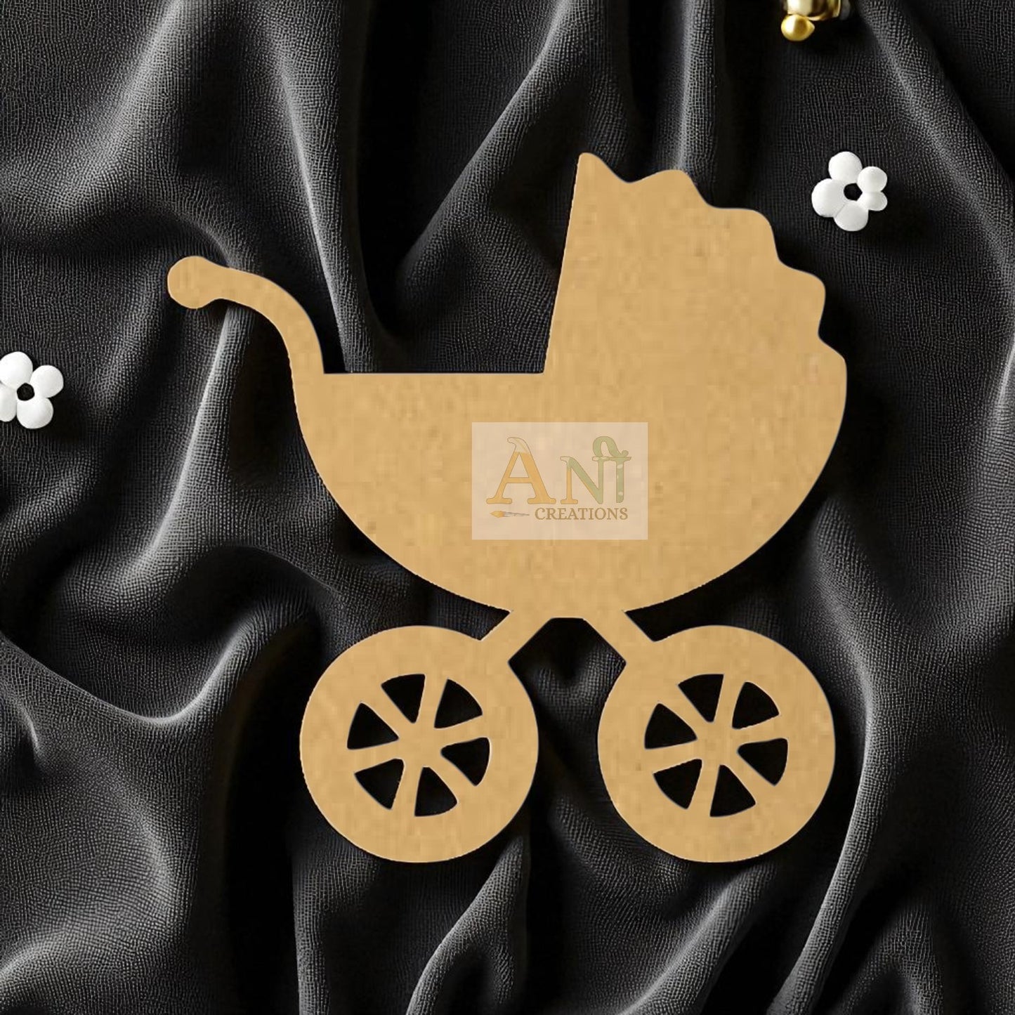 Baby Cradle 2  MDF Cutout