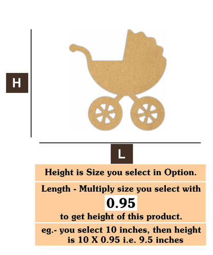 Baby Cradle 2  MDF Cutout