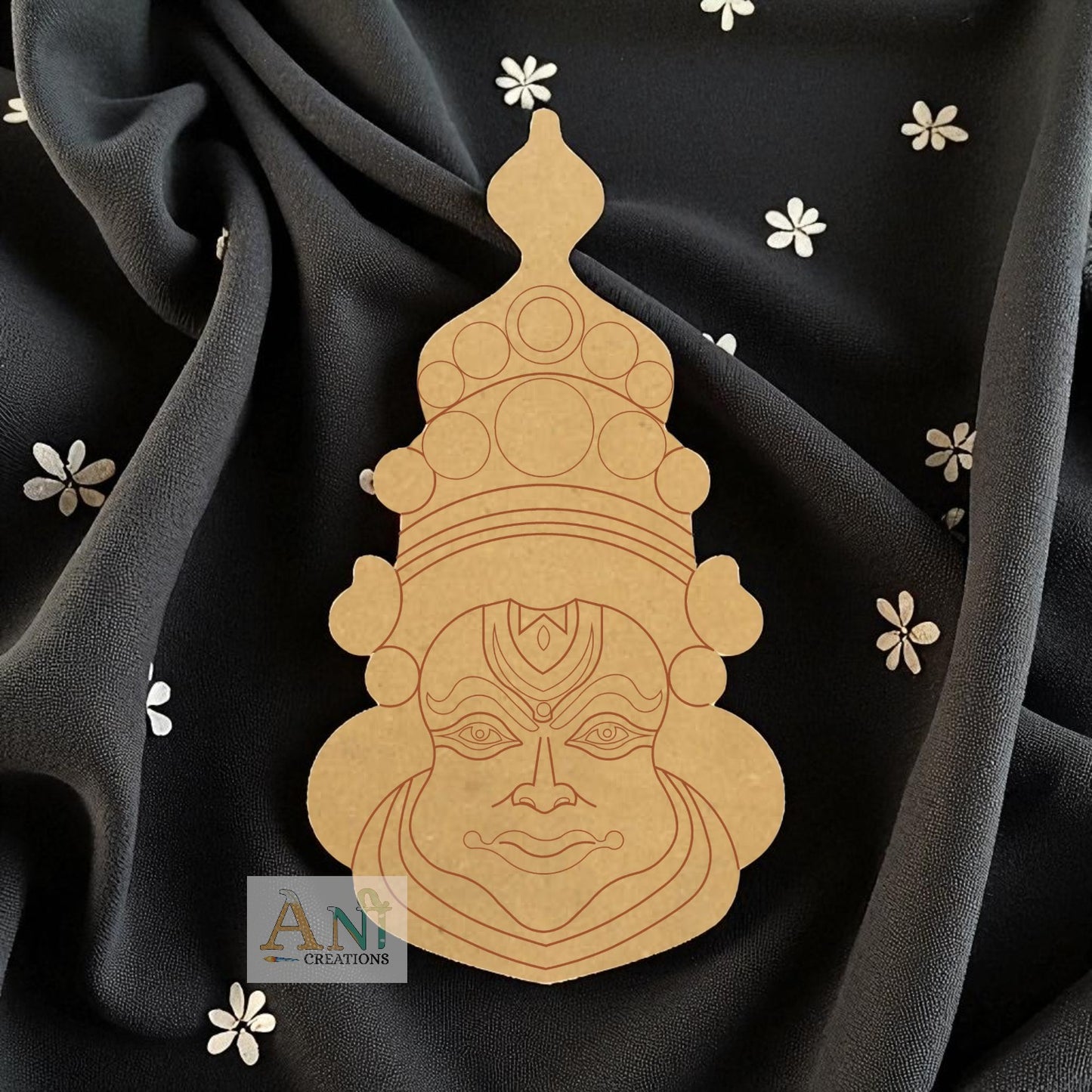 Kathakali MDF Cutout