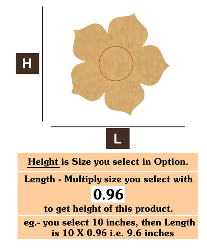 Flower 8 MDF Cutout