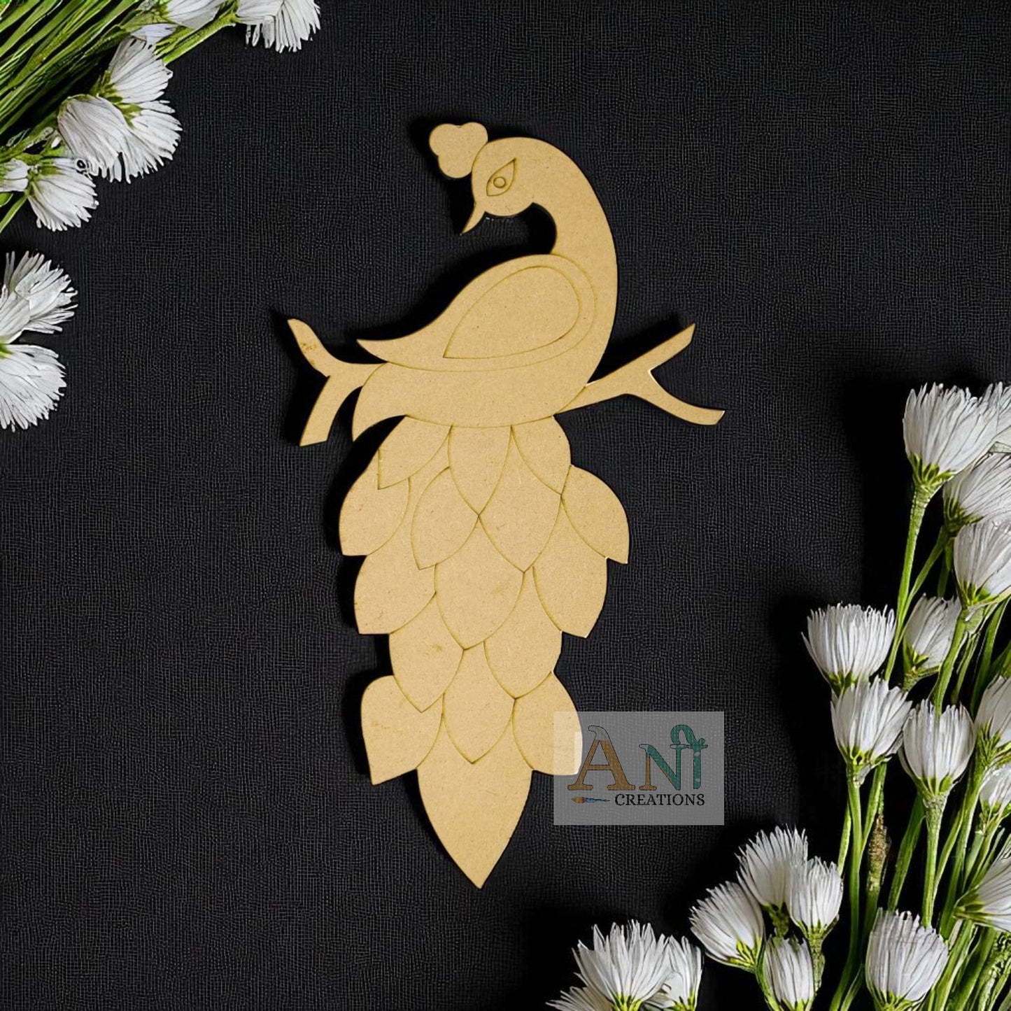 Peacock 2 MDF Cutout