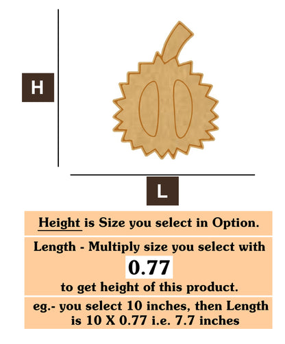 Durian MDF Cutout