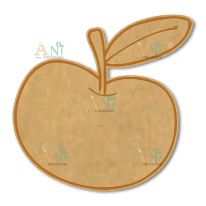 Apple MDF cutout 1