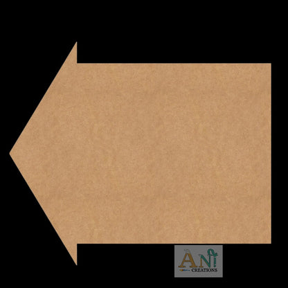 Arrow Plank Cutout MDF Design 5