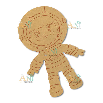 Astronaut 01 MDF Cutout