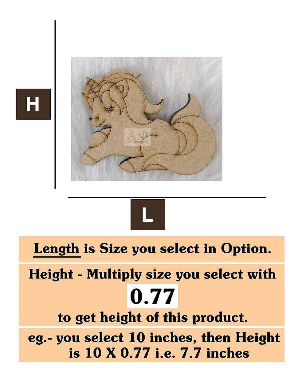 Unicorn 10 MDF Cutout