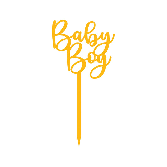 Baby Boy 2 Cake Tooper