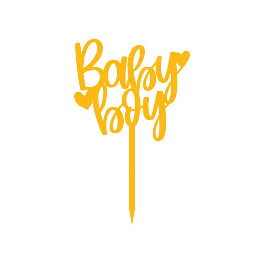 Baby Boy 3 Cake Topper