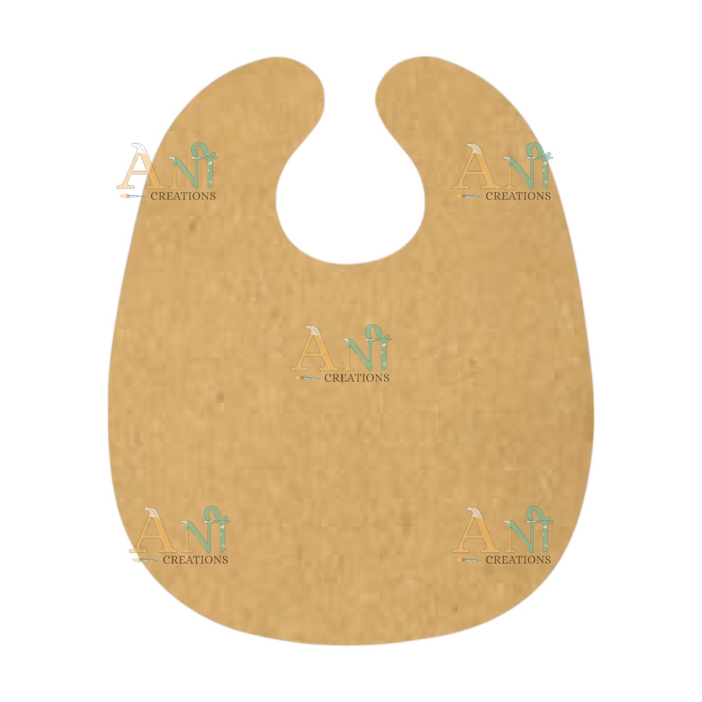 Baby Feeding Bibs MDF Cutout