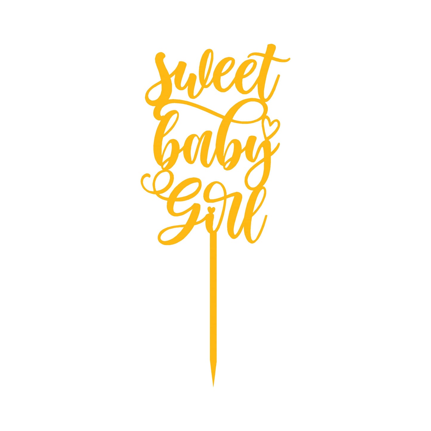 Baby Girl 1 Cake Topper