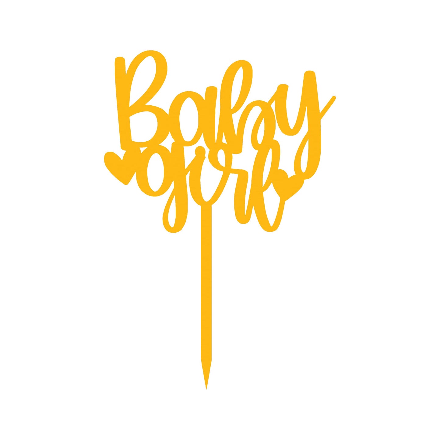 Baby Girl 3 Cake  Topper