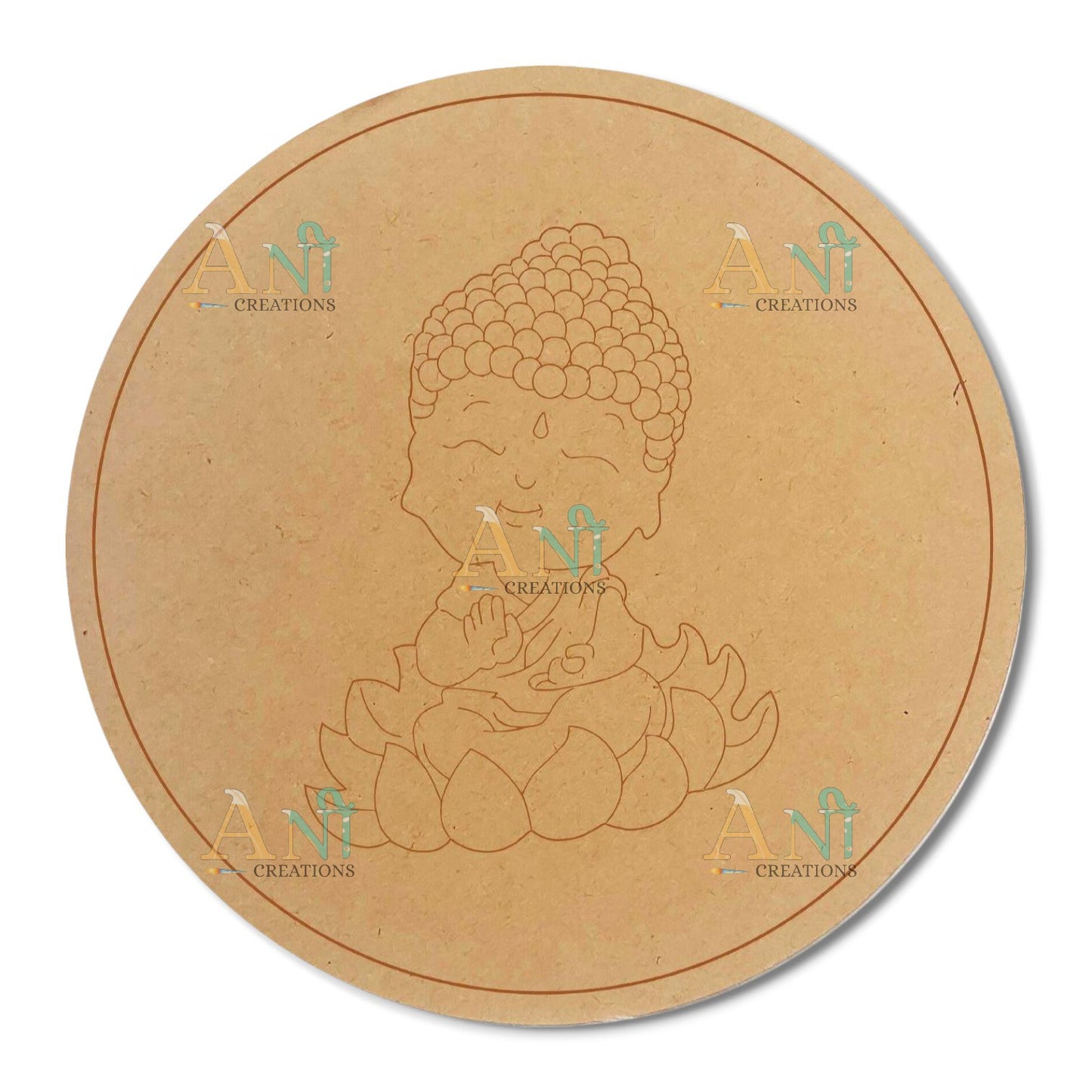 Baby buddha 1 MDF Premarked