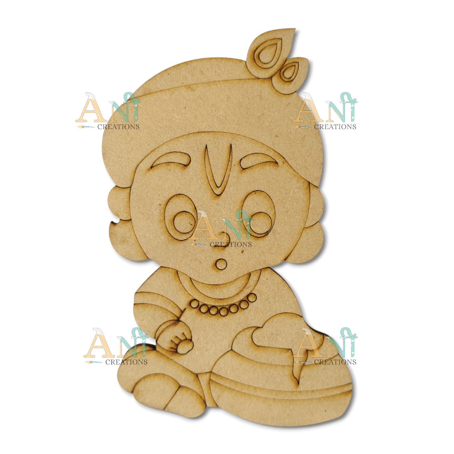 Baby krishna MDF cutout