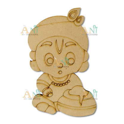 Baby krishna MDF cutout