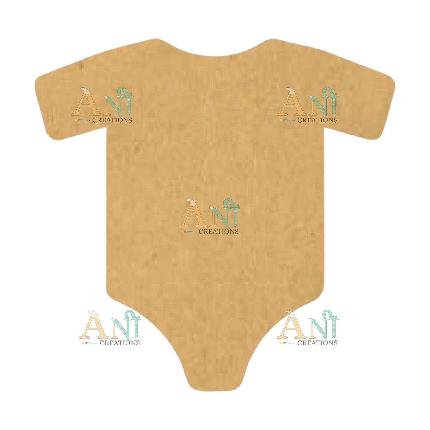 Baby t shirt 1 MDF Cutout