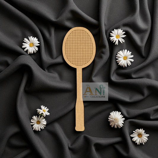 Badminton Racket MDF Cutout