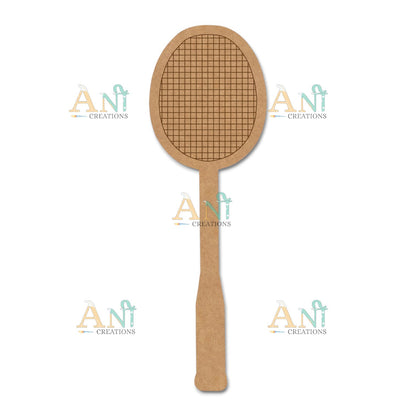 Badminton Racket MDF Cutout