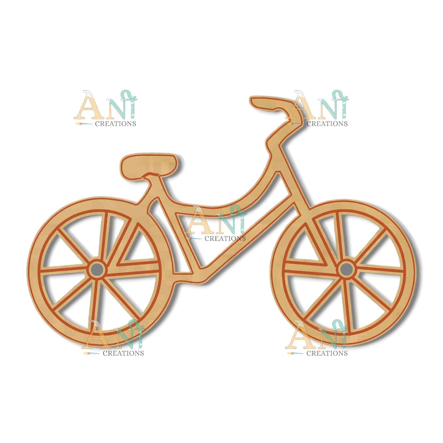 Bicycle 1 MDF Cutout