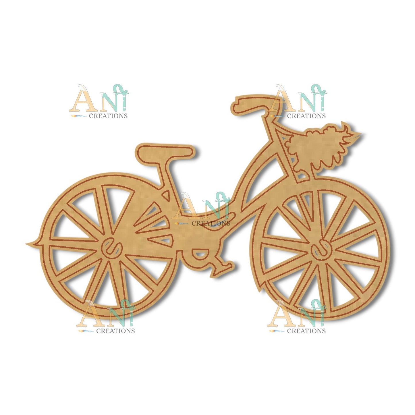 Bicycle 3 MDF Cutout