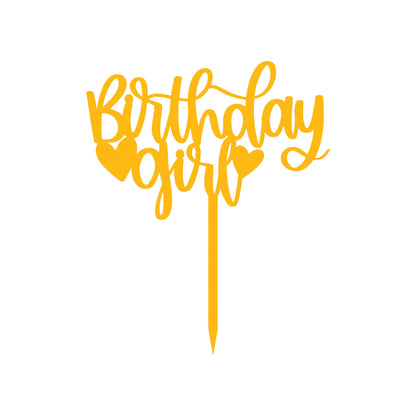 Birthday Girl Cake Topper