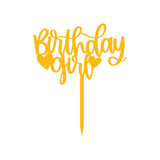 Birthday Girl Cake Topper