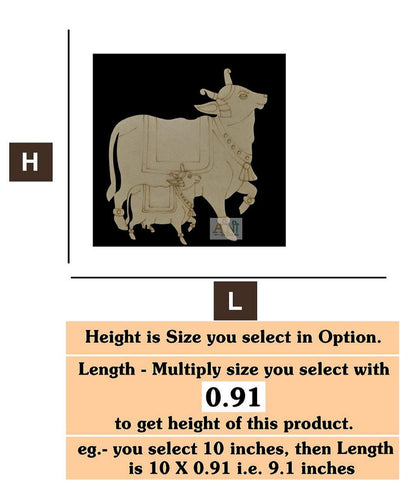 Cow calf 2 MDF Cutout