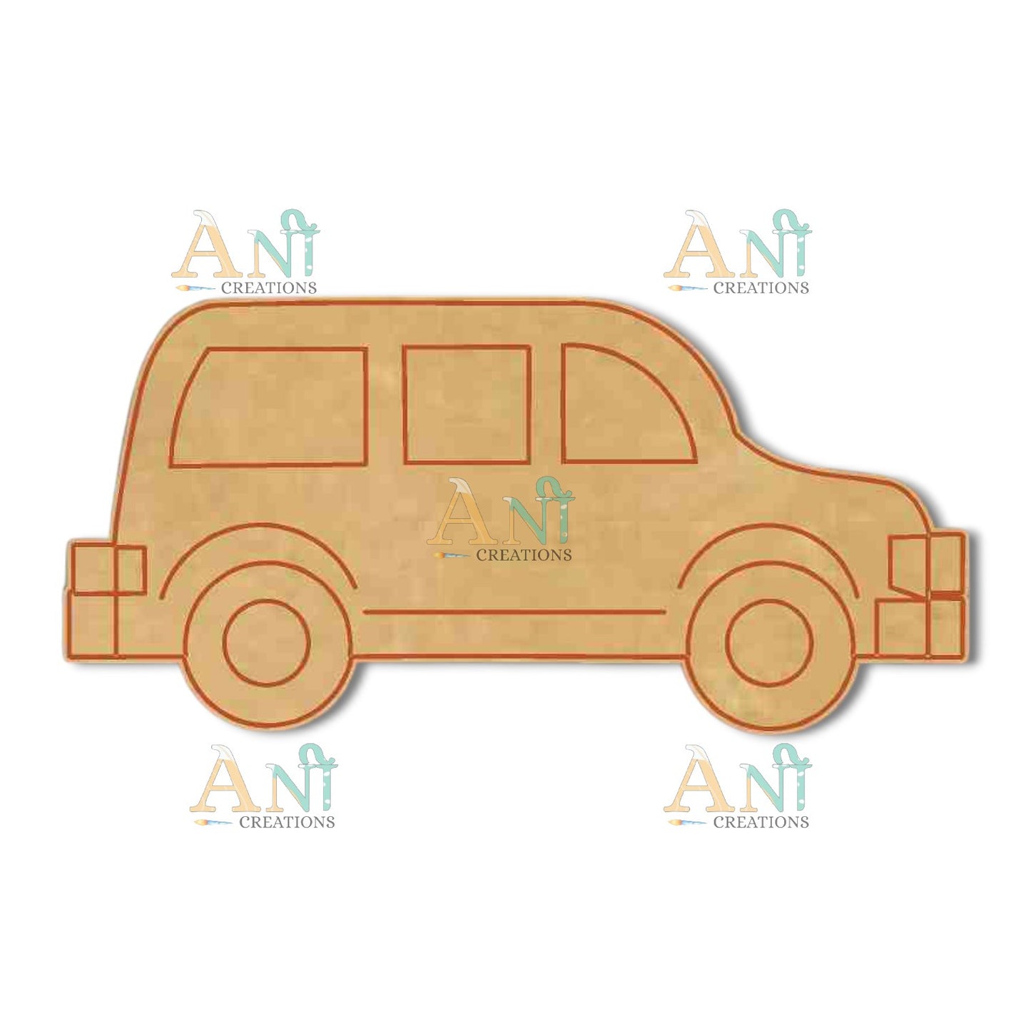 Car 3 MDF Cutout