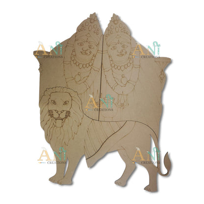 Chamunda mata MDF Cutout