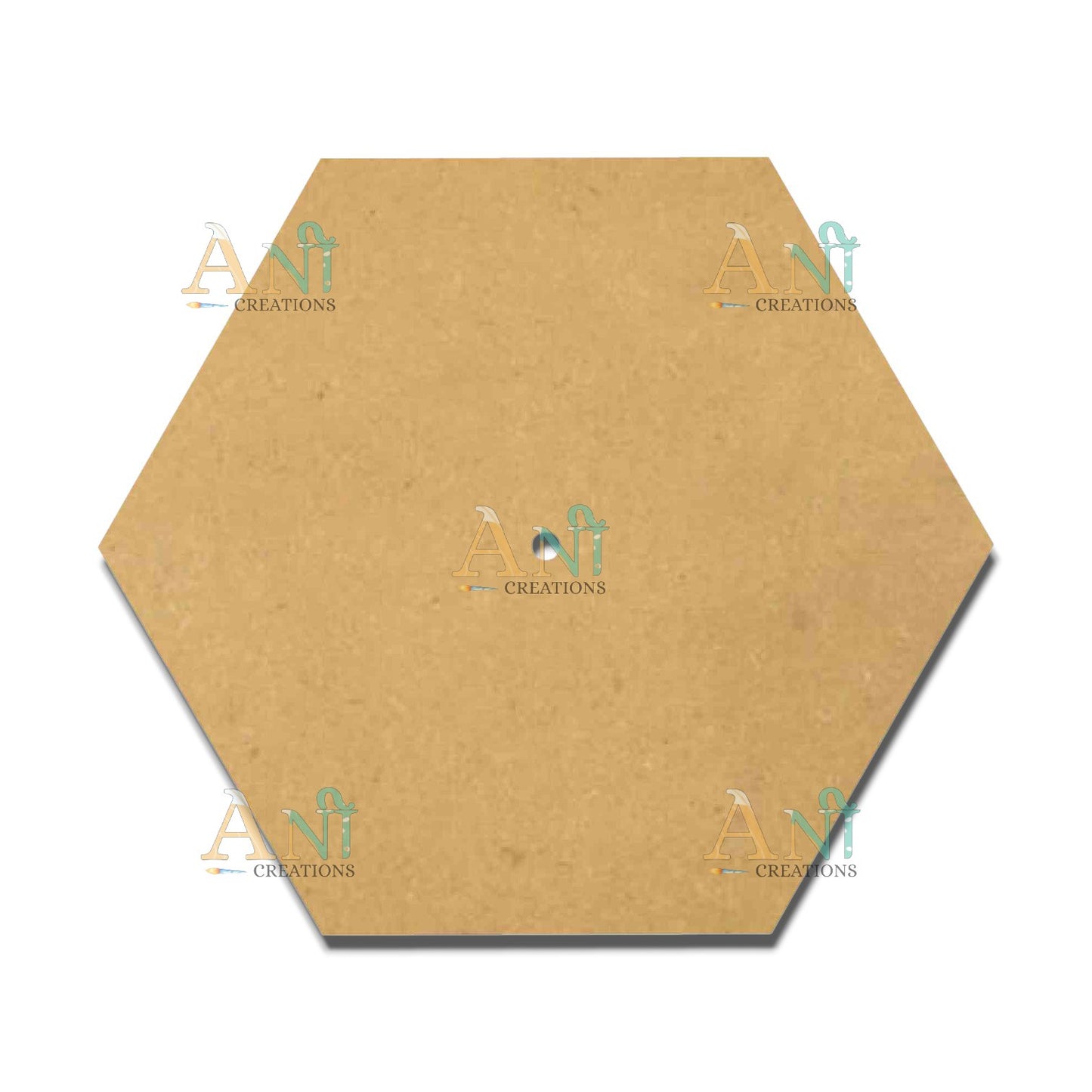 Hexagon MDF Clock Design