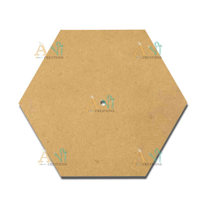 Hexagon MDF Clock Design