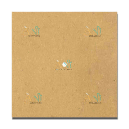 Square MDF Clock Design