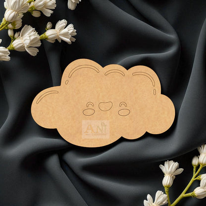Cloud Premarked MDF Cutout