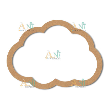 Macrame Ring Cloud 02 MDF Cutout