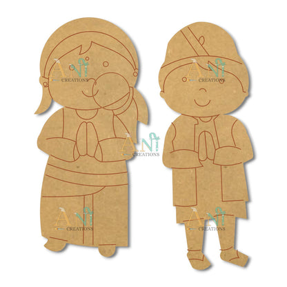 Couple 1 MDF Cutout
