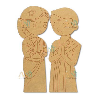 Couple 6  MDF Cutout