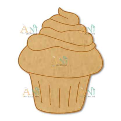 Cupcake  1 MDF Cutout