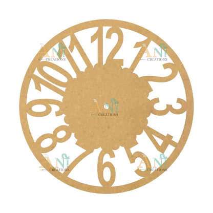 Designer clock 2 MDF Cutout