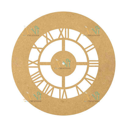 Designer clock 3 MDF Cutout