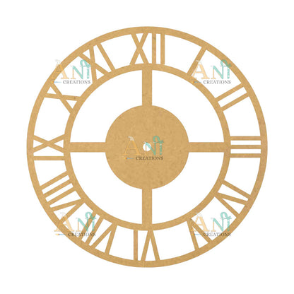 Designer clock 4 MDF Cutout