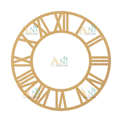 Designer clock 5 MDF Cutout