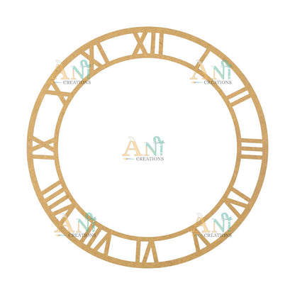 Designer clock 7 MDF Cutout