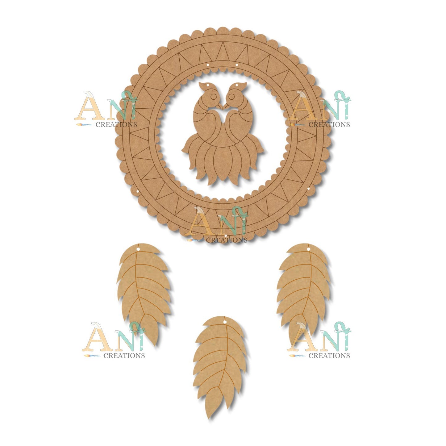 Dream catcher 5 MDF Cutout