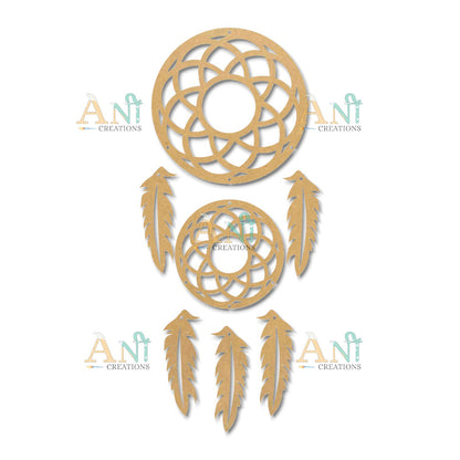Dream catcher 8 MDF Cutout