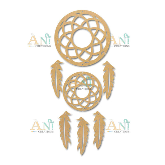 Dream catcher 8 MDF Cutout