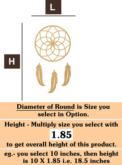 Dream catcher 3 MDF Cutout