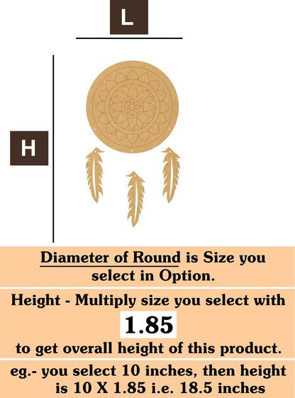 Dream catcher 4 MDF Cutout