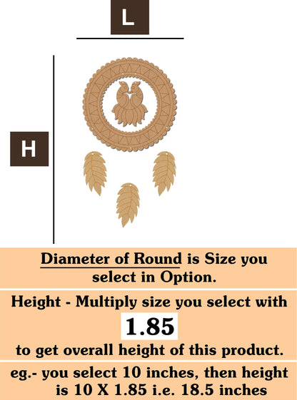 Dream catcher 5 MDF Cutout